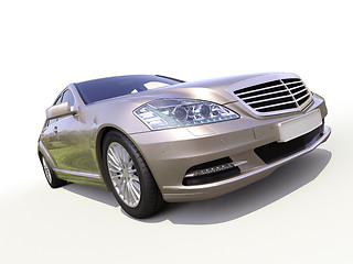 Image showing Modern luxury executive car