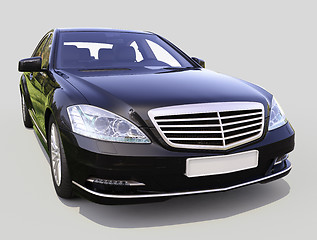 Image showing Modern luxury executive car