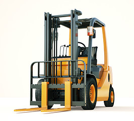 Image showing Forklift truck