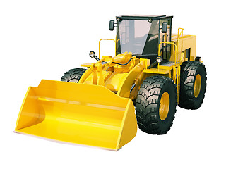 Image showing Front loader isolated