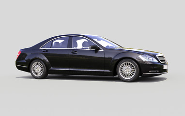 Image showing Modern luxury executive car