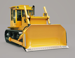 Image showing Heavy crawler bulldozer 