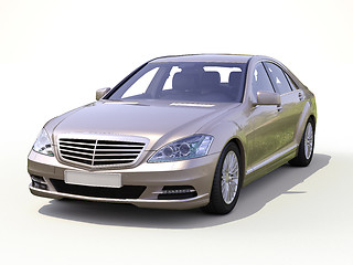 Image showing Modern luxury executive car