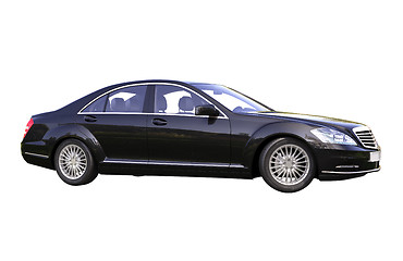 Image showing Modern luxury executive car