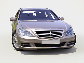 Image showing Modern luxury executive car