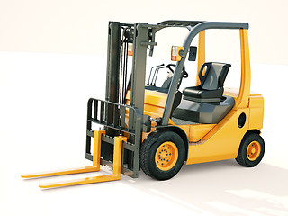 Image showing Forklift truck