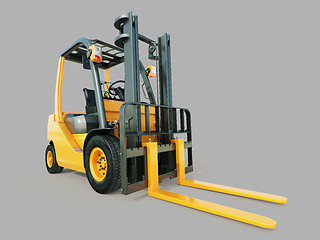 Image showing Forklift truck