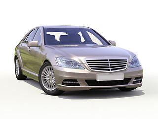 Image showing Modern luxury executive car