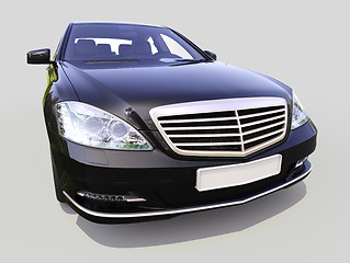 Image showing Modern luxury executive car