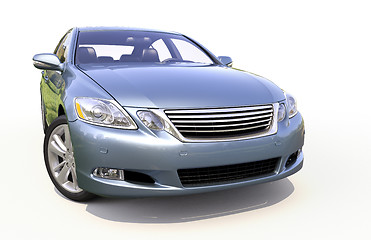 Image showing Modern car on a light background