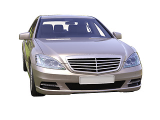 Image showing Modern luxury executive car