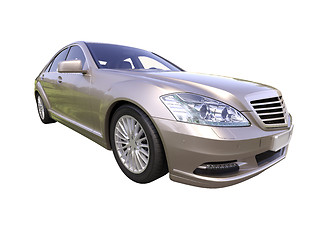 Image showing Modern luxury executive car