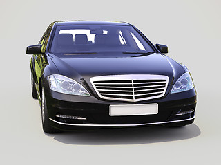 Image showing Modern luxury executive car