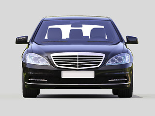 Image showing Modern luxury executive car