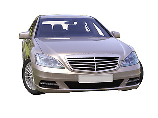 Image showing Modern luxury executive car