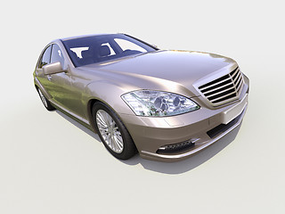 Image showing Modern luxury executive car