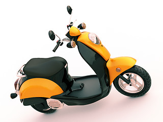 Image showing Classic scooter