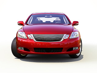 Image showing Modern car on a light background