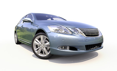 Image showing Modern car on a light background