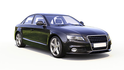 Image showing Modern car on a light background