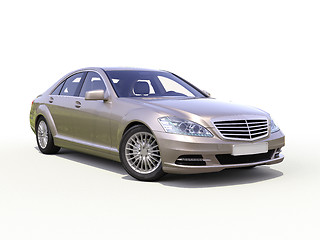 Image showing Modern luxury executive car