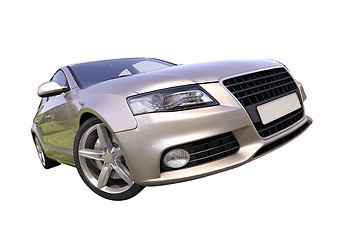 Image showing Modern luxury car isolated