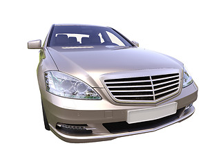 Image showing Modern luxury executive car