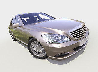 Image showing Modern luxury executive car