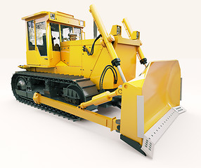 Image showing Heavy crawler bulldozer 