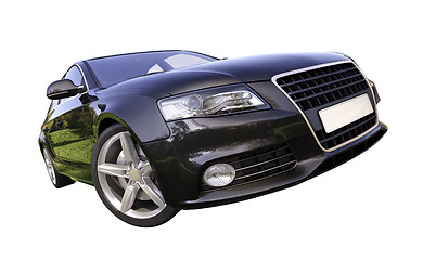 Image showing Modern luxury car isolated