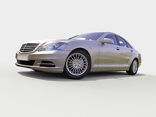 Image showing Modern luxury executive car