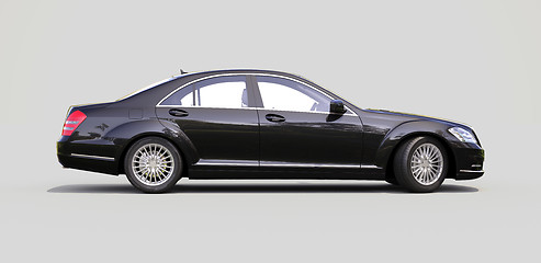 Image showing Modern luxury executive car