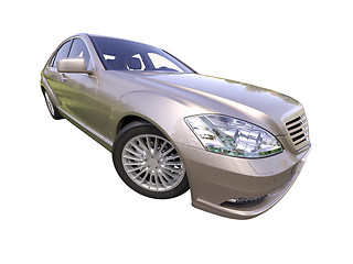 Image showing Modern luxury executive car