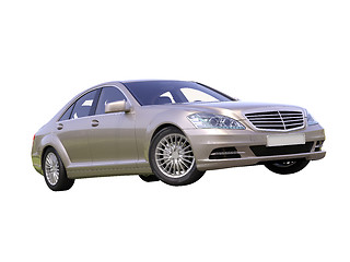 Image showing Modern luxury executive car