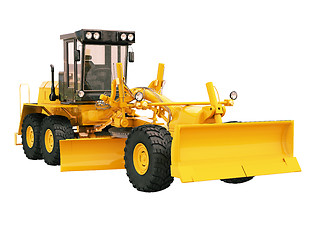 Image showing Modern grader isolated