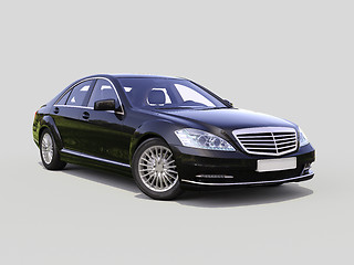 Image showing Modern luxury executive car