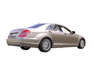 Image showing Modern luxury executive car