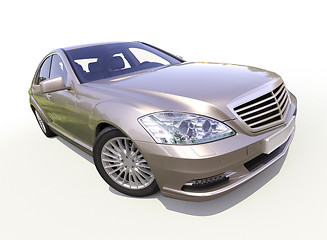 Image showing Modern luxury executive car