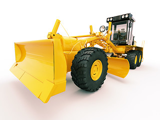 Image showing Modern grader 