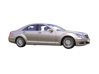 Image showing Modern luxury executive car