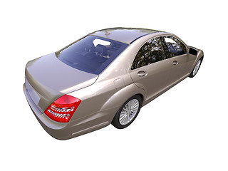 Image showing Modern luxury executive car