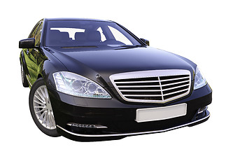 Image showing Modern luxury executive car