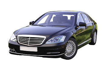 Image showing Modern luxury executive car