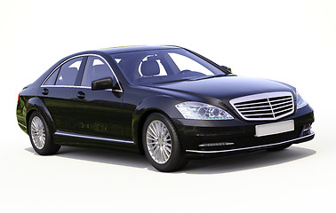 Image showing Modern luxury executive car