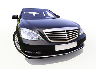 Image showing Modern luxury executive car