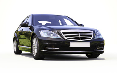 Image showing Modern luxury executive car