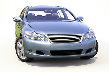 Image showing Modern car on a light background