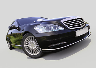 Image showing Modern luxury executive car