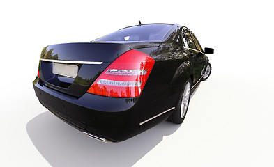 Image showing Modern luxury executive car