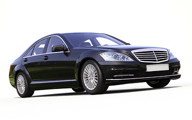 Image showing Modern luxury executive car